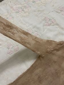 savanna Lace mesh One-Shoulder Top