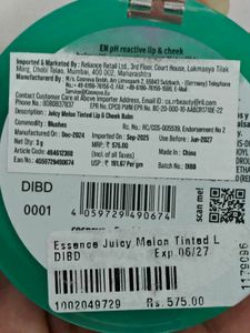 Essence Juicy Melon Lip &amp; Cheek Balm