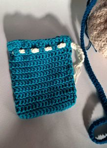 Handmade Crochet Pouch Bag
