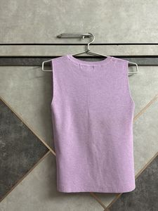 Chic Lavender Knit Sleeveless Top