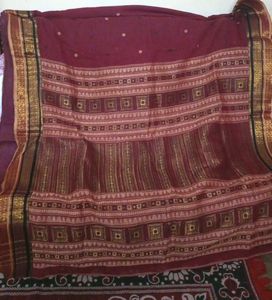 Bengal handloom weavers pure cotton saree