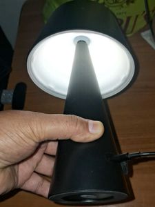 Stylish Black Havells Solar Table Lamp