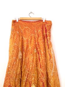 Multicolor Embroidered Skirt &amp; Dupatta (Women's)