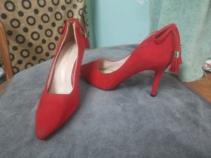 Red Suede Heels (Taiwan)