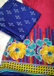 Summer Cotton Suit Only Top Bottom