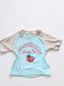 Cute Strawberry Graphic T-Shirt
