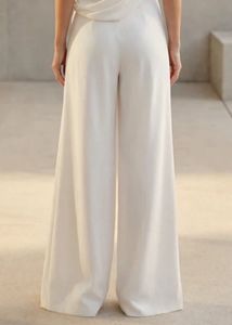 Elegant White Palazzo Pants