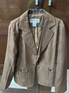 Brown Suede Blazer