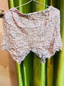 Pink Print Sleep Shorts