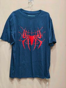 Blue Spiderman Graphic T-Shirt
