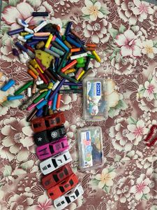 Doms Crayons & Toy Cars Set