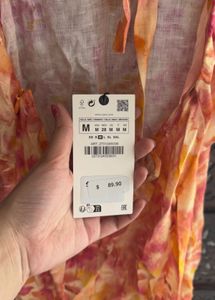 Zara Limited Edition floral Cutout Maxi Dress