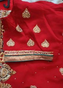 Maroon Red Saree