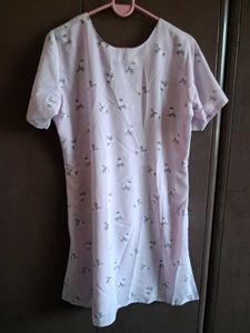 Light Purple Printed Kurta Set with Palazzo