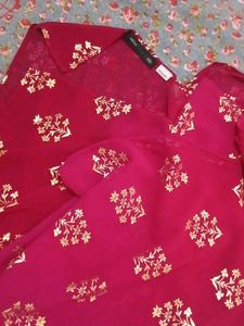 Nikhilthampi×Indya Pink Floral Print Dupatta