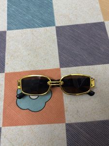 Retro Gold Frame Sunglasses