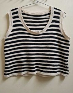 Striped Knit Tank Top