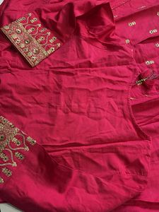 Elegant Pink Embroidered Kurta Set