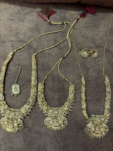 Exquisite Indian Temple Jewelry Set