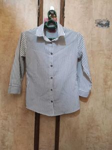 combo ladies Striped High-Waisted Pants &amp; shirt
