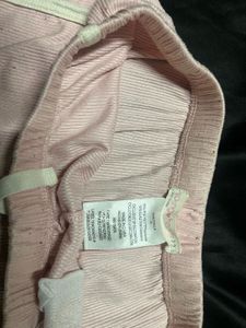 Pink Ribbed Lounge Shorts