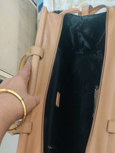 Checked Brown Bag Big Size