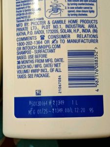 Pack Of 3, 3000ml Head And Shoulders Shampoo