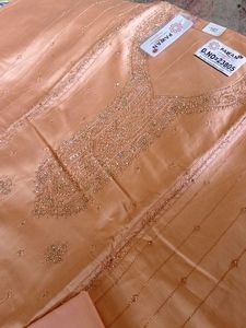 pure glace Cotton pakistani wedding &amp; festive suit