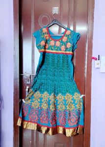 Fully Embroidered Anarkali Kurta