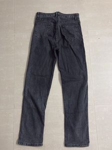Classic Grey Straight Denim Jeans
