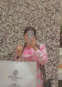 trending Pink &amp; White Kurti