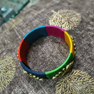 Colorful Thread Bangle