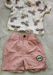 tCute &amp; Stylish Baby Boy/Girl Summer Clothing Set