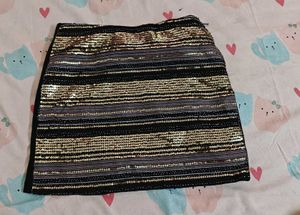 Sequin Mini Skirt