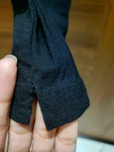 Black Elastic Waist Pants