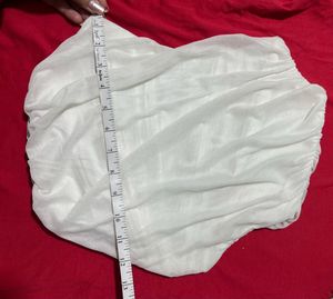 White Sheer Corset Tube Top