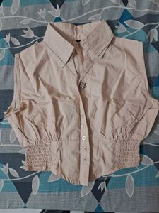 Beige corset shirt/top😍🌟