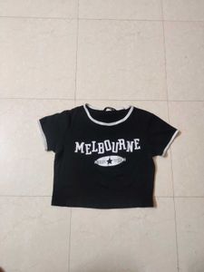 Black Melbourne Graphic Tee
