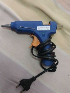Blue Hot Melt Glue Gun