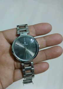 Titan  watch siver
