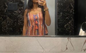Boho Peplum Top