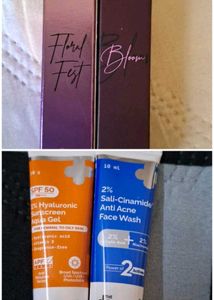 Sunscreen+FaceWash+perfume