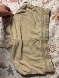 Vintage Style Tan Terry Shorts