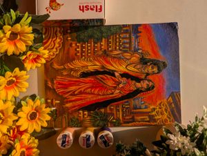 Ram and Sita Canvas Painting