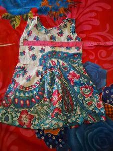 Cute Floral Print Baby Girl Dresses