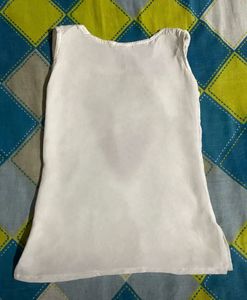 Elegant White Kurta with Black Embroidery