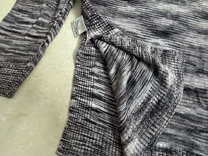 Marled Knit Long Sleeve Top