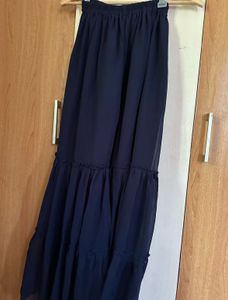 Elegant Navy Blue Sharara Set