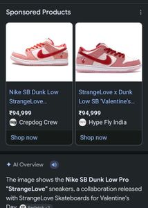 Nike Sb Dunk Low "Strangelove"