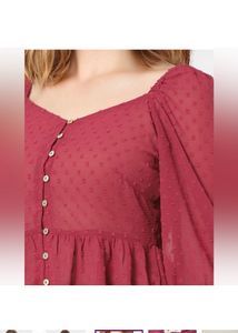 JDY BY ONLYSwiss-Dot Peplum Top